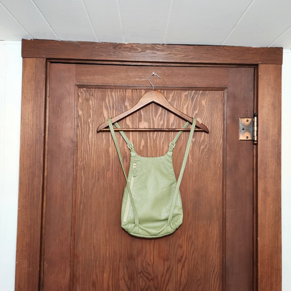 JP Ourse & Cie Kangaroo Backpack Purse in Kiwi - Picture 5 of 10